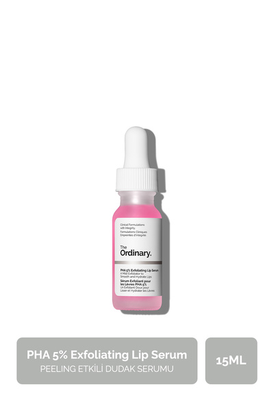 The Ordinary PHA 5% Exfoliating Lip Serum – Peeling Etkili Dudak Serumu