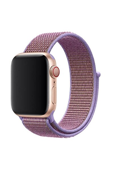 Edman Curea din nailon textil pentru Apple Watch (42/44/45/49 mm) - Mov deschis