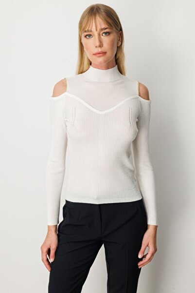 ON Off-The-Shoulder Knit Sweater