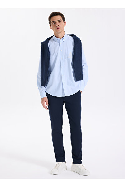 GMG FIRENZE Ανδρικό παντελόνι κανονικής μέσης και κανονικού πόδιου εφαρμοστό ...