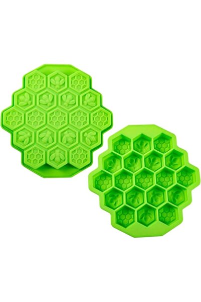 Edman Δοχείο πάγου μελιού, σιλικόνης, πράσινο