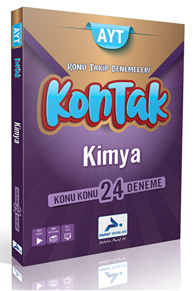 AYT KİMYA KONU KONU 24 DENEME (KONTAK DENEMELER)