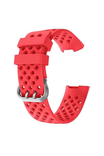 Edman sport strap for Fitbit Charge 3 / 4, size L, Red