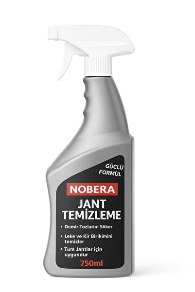 Nobera Jant Temizleyici 750ml – Demir Tozu ve Fren Balatası Kirlerine Karşı G...