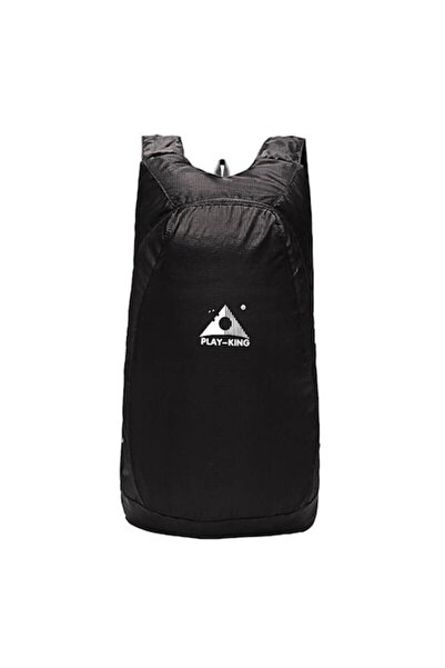 Edman Rucsac portabil Play King din poliester, 75 g, 20-35 L, negru