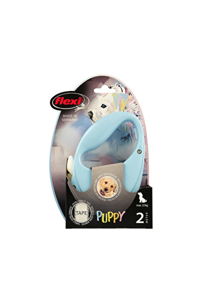 Flexi Lesă pentru câini Puppy 2 m Albastră