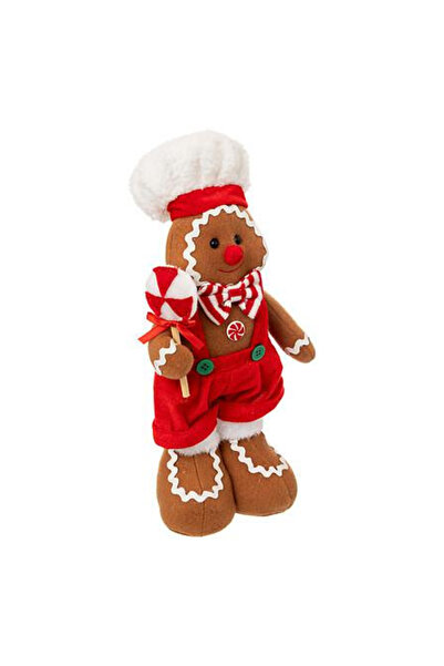 Other Figurină OMUL DE TURTĂ DULCE 36cm maro FABRICATĂ DIN POLIESTER