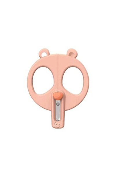 Edman Retractable Nail Scissors for Babies, Pink