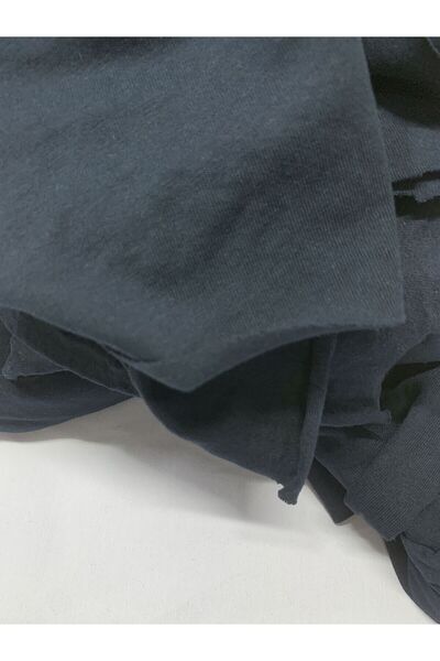 Yiğit Kumaş Single Jersey Fabric, Piece 450X170 cm Navy Blue Color Medium Quality