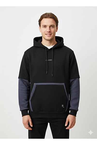 ModaPlaza Мъжка суитшърт с качулка 002