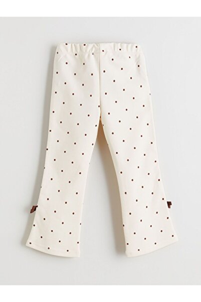 LC Waikiki Lcw Kids Bow Detail Flared Leg Girls' Leggings