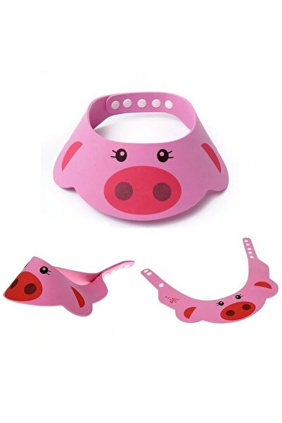 Edman adjustable shampoo/bath protector for eyes and ears, child, Pink