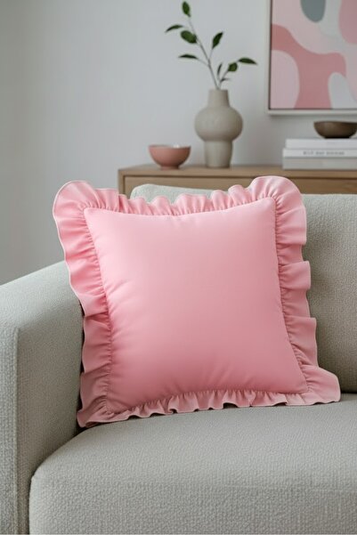 Mery Tekstil غطاء وسادة مزخرف أنيق مصنوع من القطن بنسبة 100% مقاس 43 × 43 سم