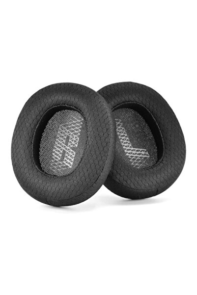 Edman Set de 2 pernițe pentru urechi pentru JBL E65BT/E65BTNC/Duet NC/Live 650/660/650/750/V710, Plasă, Negru