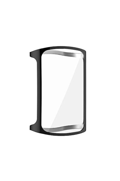 Edman Silicone Case for Fitbit Charge 5, Black