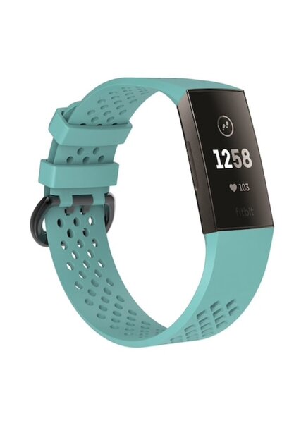 Edman Sport Strap for Fitbit Charge 3 / 4, Size S, Turquoise