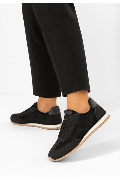 B T Shoes Teniși dama Crinea negri