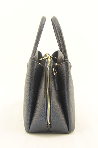 HNB Γυναικεία ματ μαύρη τσάντα χειρός και ώμου