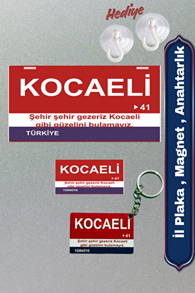 DURUSA Placă decorativă retro "Kocaeli", Magnet retro, breloc cm, Semn decora...