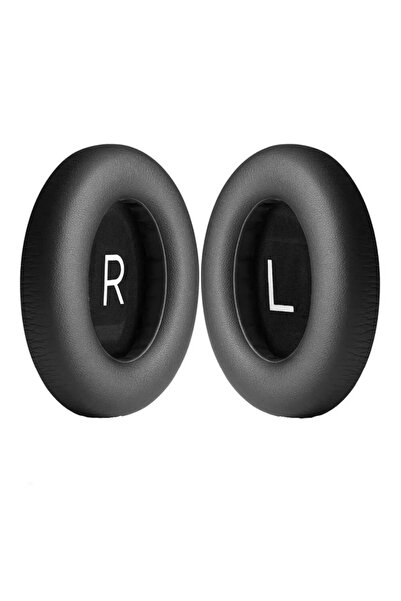 Edman Set of 2 earpads for Bose 700 Wireless Noise Cancelling, Faux Leather, Black