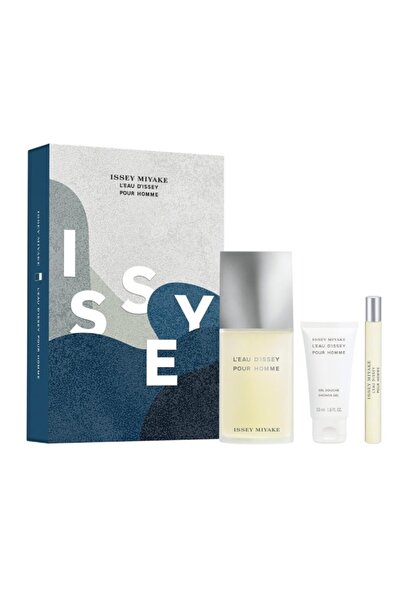 Issey Miyake L'Eau D'Issey Pour Homme Edt 100 Ml + Body Lotion 50 Ml + Edt 10 Ml
