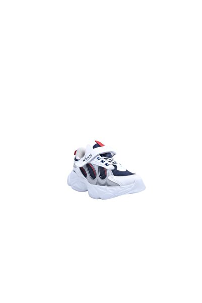 M.P. Children's White-Navy Blue Mpone ft Sports Casual Daily Shoes