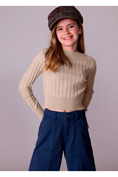 MAYORAL Girl's Ribbed Knit Sweater 7313