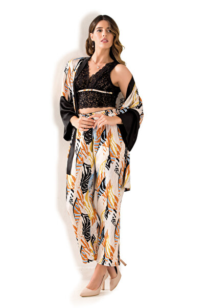 MOONGIRL KADIN SATEN PİJAMA TAKIM