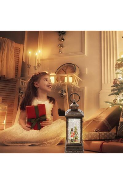 Home Lantern with liquid and glitter, soldier