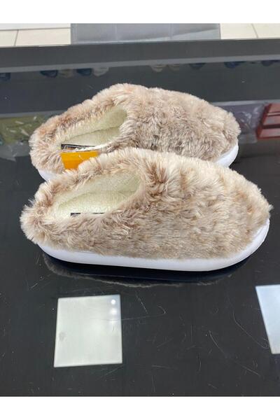 AkınalBella Плюшени дамски меки домашни пантофи с неплъзгаща се подметка