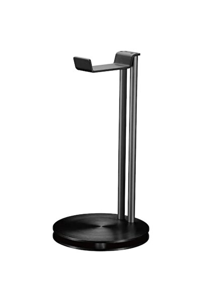 Edman Suport subțire pentru căști, aluminiu/ABS, negru