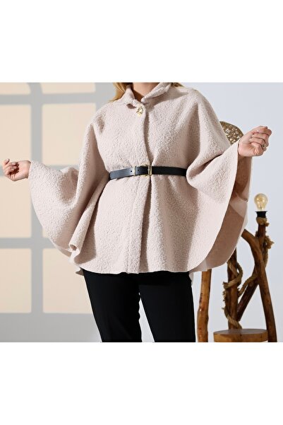 Chago KADIN PELUŞ KEMERLİ PANÇO