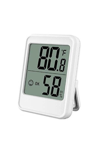 Edman RH-2 Indoor Thermo-Hygrometer, magnetic, backlight, White