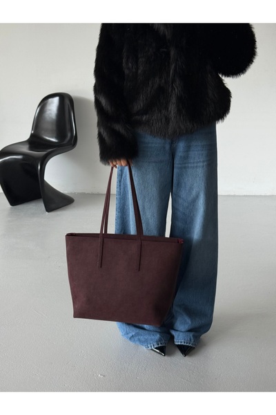 ALTUDA Жіноча сумка-шопер на плечо з подвійними ручками та блискавкою Sable