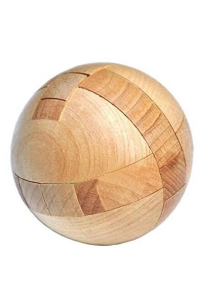 Edman Magic Ball Wooden IQ Puzzle Toy, for adults/children, 10 pieces