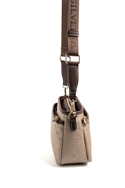 Silver Polo Silver & Polo Nut - Brown Sp1184 Women's Crossbody Bag