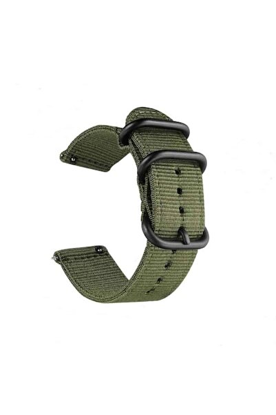 Edman universal replacement strap, 22mm, textile material, Green