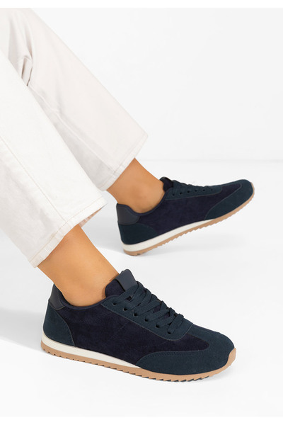 B T Shoes Teniși dama Crinea bleumarin