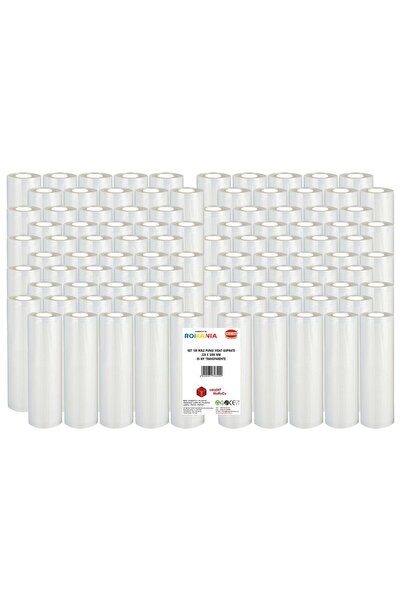 Urgent Horeca Set 100 role pungi vidat gofrate, dimensiuni 220x5000 mm, grosime 85 microni, preparare Sous Vide
