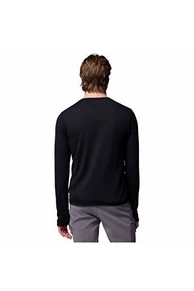 Columbia Tech Trail™ Utility Warm LS Crew Siyah Erkek Outdoor Uzun Kollu T-Shirt AE9975-010