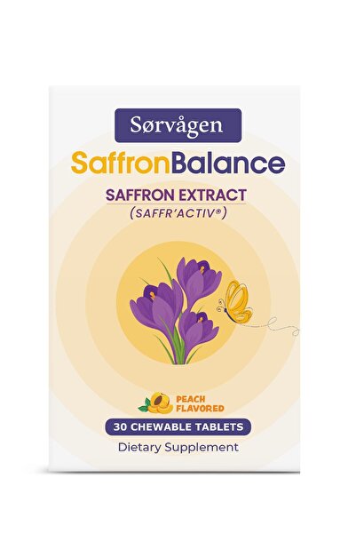 Sorvagen SaffronBalance Safran Çiğneme Tableti- 30 Tablet