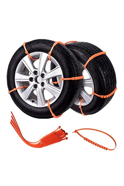 Aptel Set of 10 anti-skid winter wheel strips, plastic, 93.5x2 cm