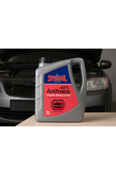 Speedol Kullanıma hazır -40 organik kırmızı antifriz 3 LT