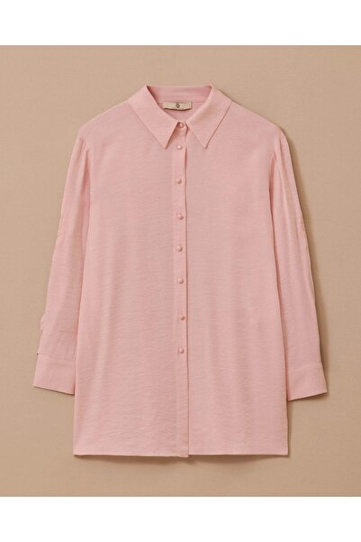 SEÇİL YENİ KADIN düğmeli rahat kesim tunik 10002511211049