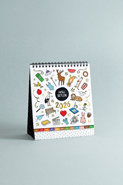 Hisli Şeyler 2026 Takvimi & Çıkartma Albümü