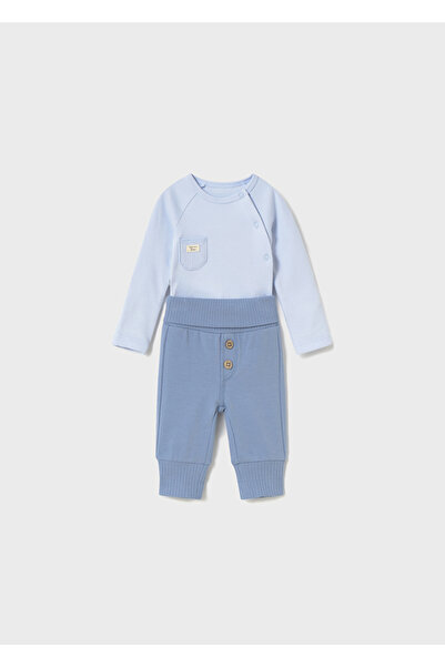 MAYORAL Baby Boy Tracksuit Set Sky Blue 4 Pieces