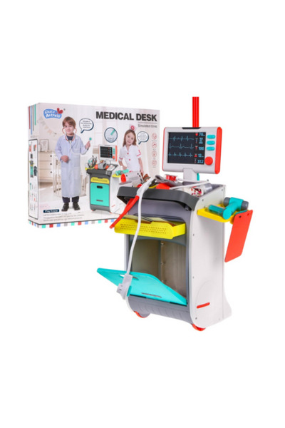 Gotel Stație medicală 3 in 1 cu cărucior, sunete, lumini si radiografii