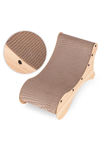 Selgot Cat Scratching Post, Petsi Bed, MDF and Cardboard