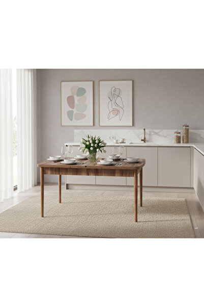 JoyMassa 80 X 130 AÇILABİLİR YEMEK MASASI (AÇILDIĞINDA 80 X 170 OLMAKTADIR )