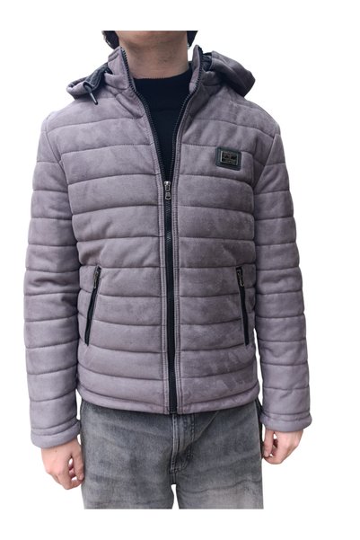 BLUES MODA BLUESMODA SÜET SLİM RAY DEKOR SPOR MONT